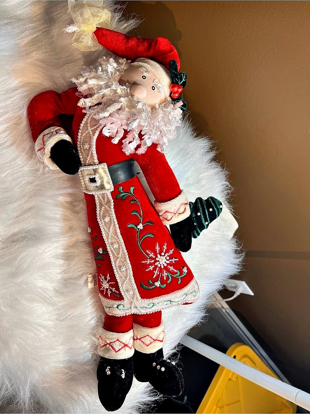 Embellished Santa Holiday Decor
